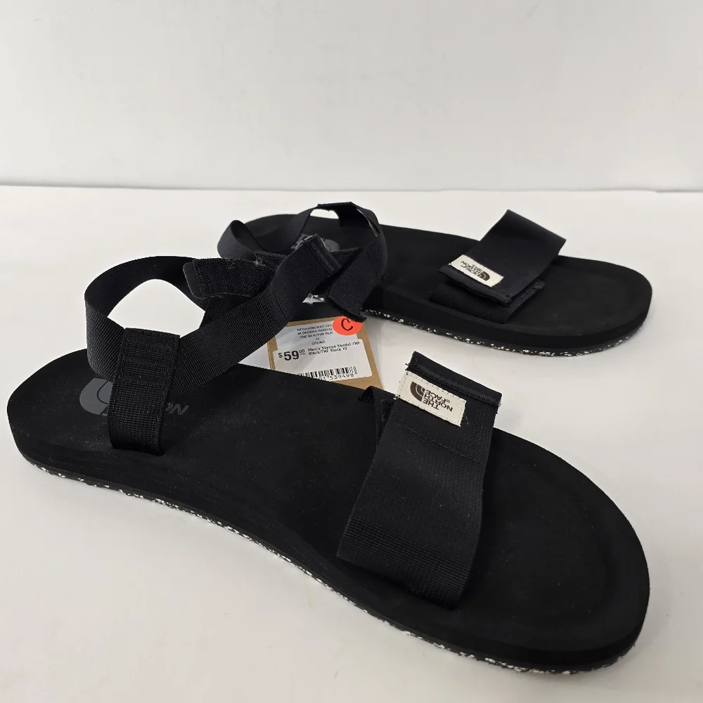 The North Face Skeena TNF Sandals Mens NEW NWT Sz 13 Black Lightweight Gorpcore